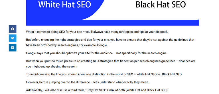 introduction of white hat vs. black hat seo