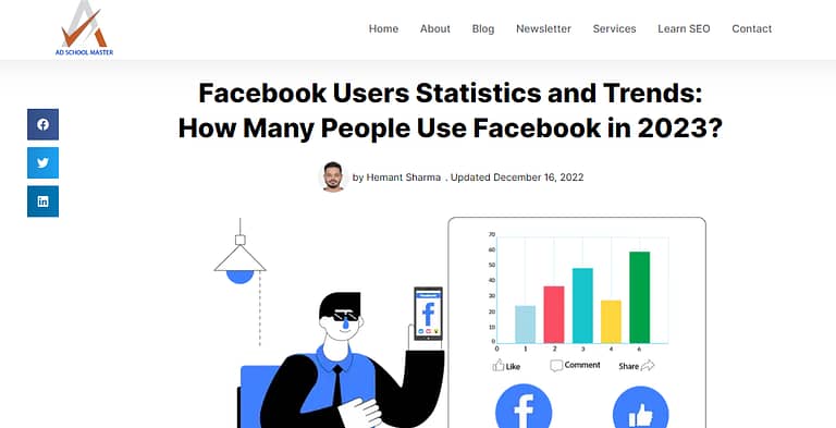 Facebook statistics and trends 2023